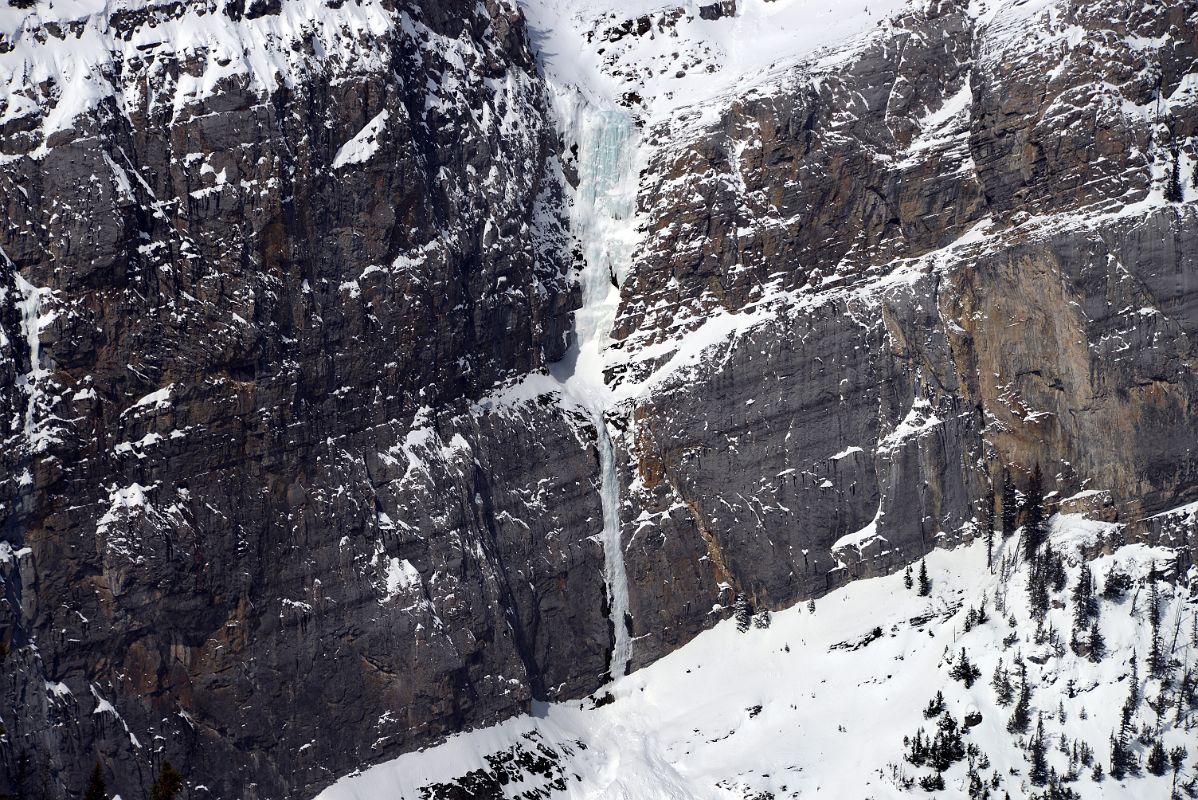 03D Mount Bourgeau Left Hand Waterfall Ice Route At Banff Sunshine Ski Area